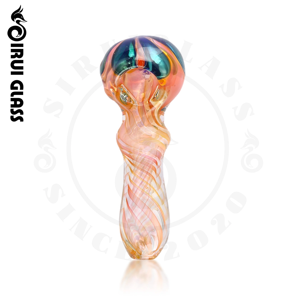 Cat Paw Hand Pipe Glass Tobacco Pipe Pink Heady Pipe Spoon Pipe Glass Water Pipe for Smoking China Wholesale Delicate Art Pipe