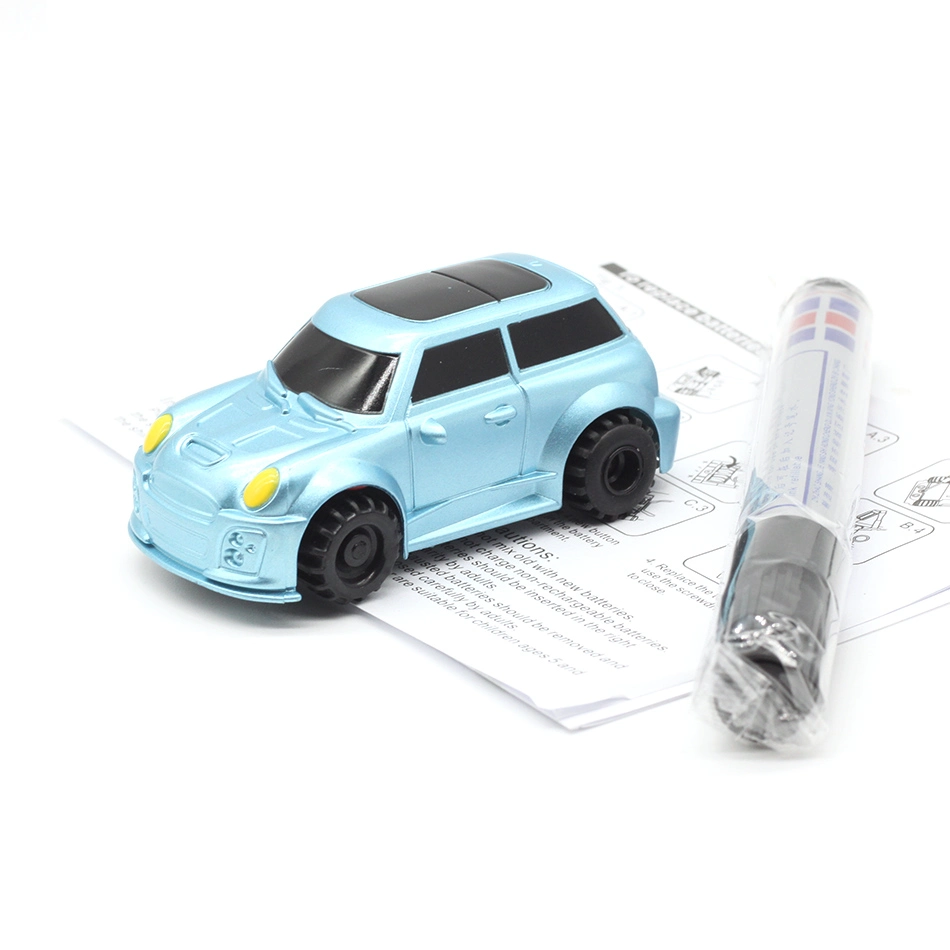 Magic Pen Carro indutivo siga qualquer traçada uma linha preta Via Mini Electrical brinquedos para crianças