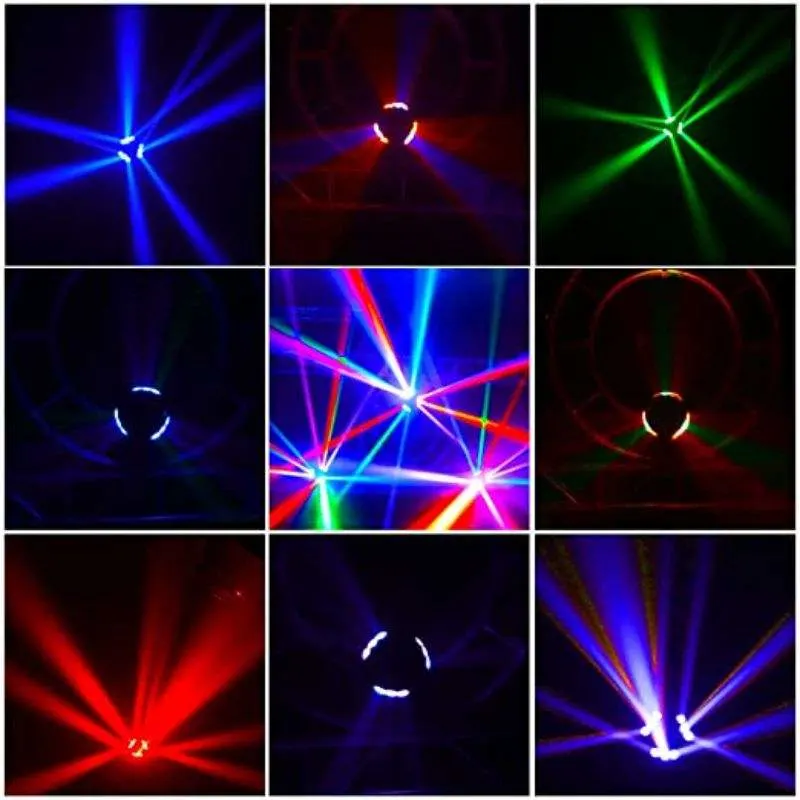 هيليوس RGB DMX512 الصوت تنشيط حفل الزفاف تحريك مرحلة الرأس خفيف