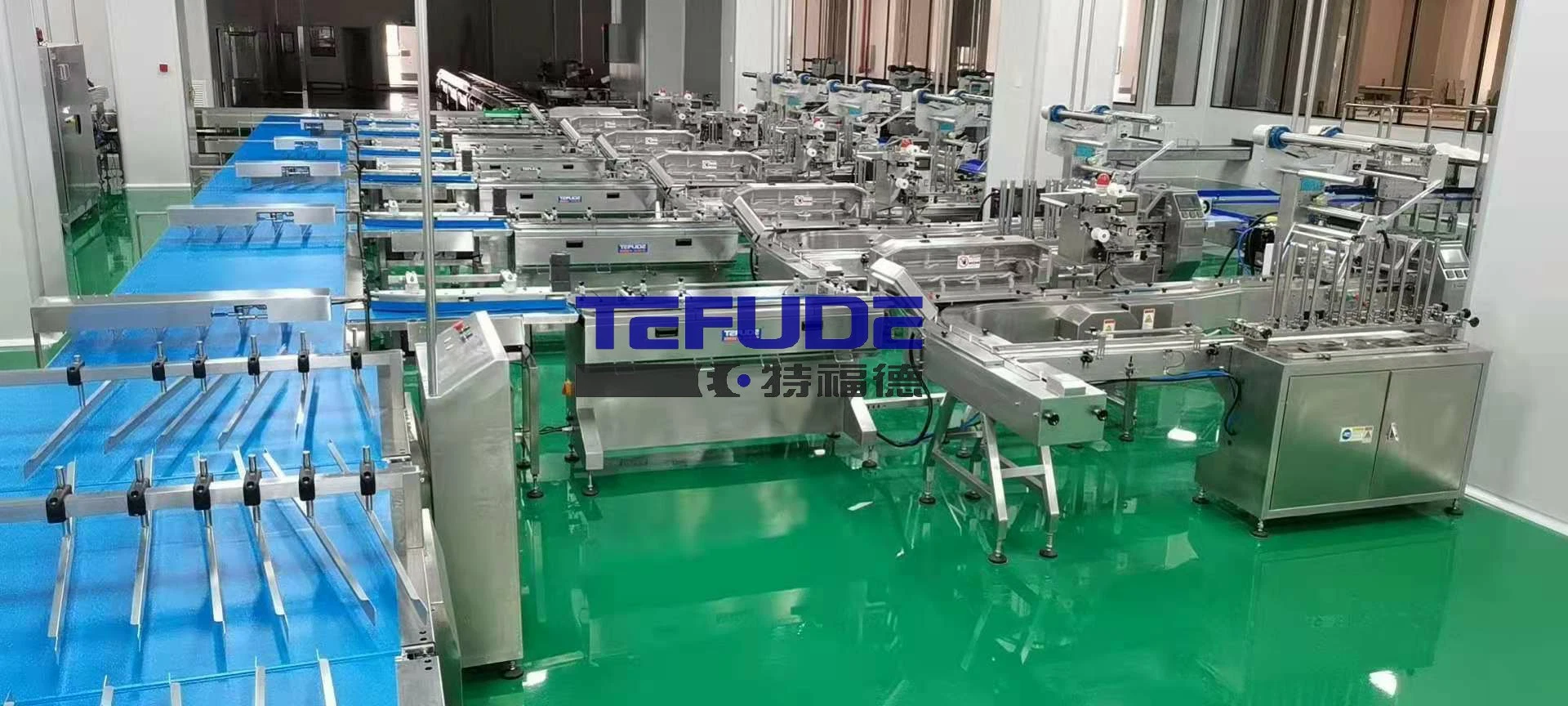 Automatic Packing Machine Supply Packing Belt Conveyor Food Tray Wrapping Machine