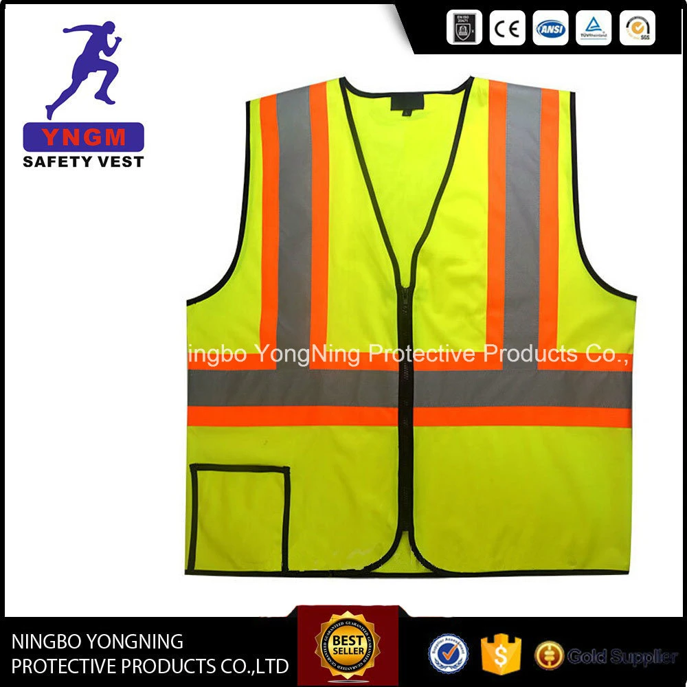 Hot Sale Emergency Reflective Safety Vest Yellow