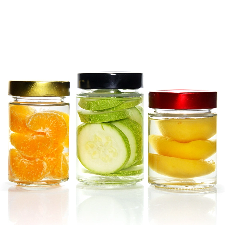 Customized 50ml 100ml 150ml 200ml 250ml 350ml 500ml 750ml 1000ml Glass Food Jar Honey Jam Glass Jars in Bulk