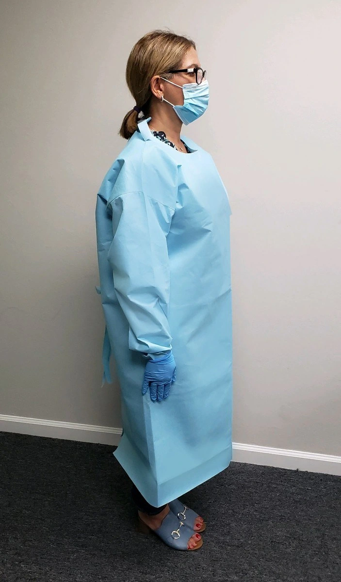 Disposable Pppe Medical Surgical Isolation Gown for Hospital Use