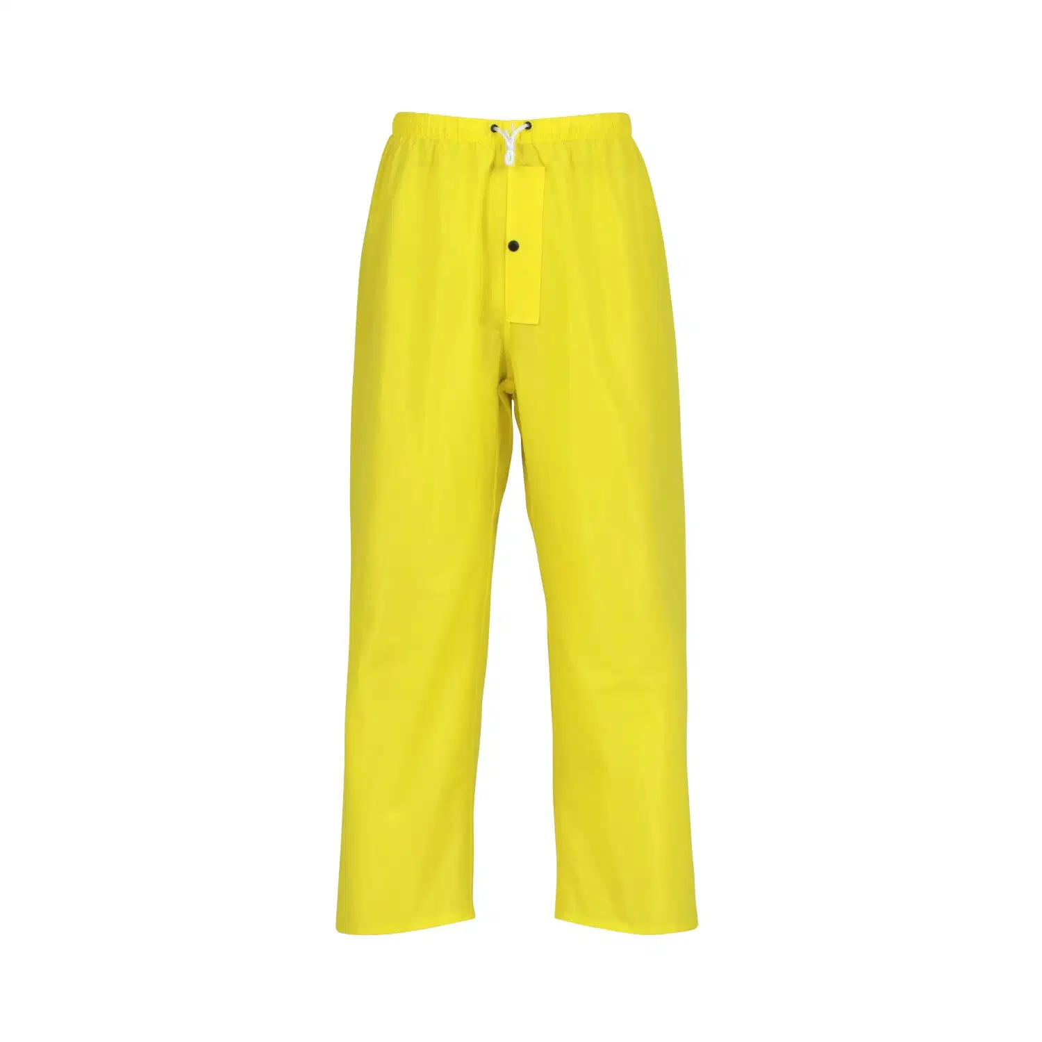 Pantalones impermeables amarillos para exteriores pantalones de lluvia para adultos pantalones de seguridad