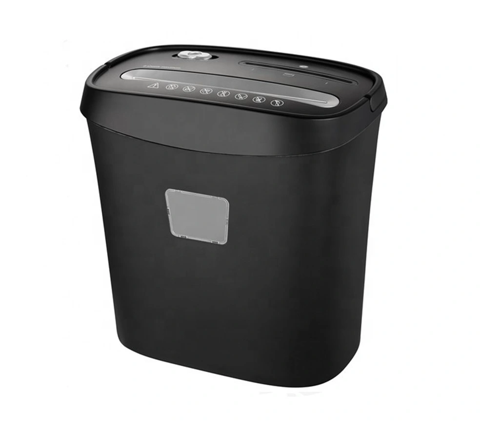 Electric 8 Sheets Mini Entry Level Office Paper and Card Shredder