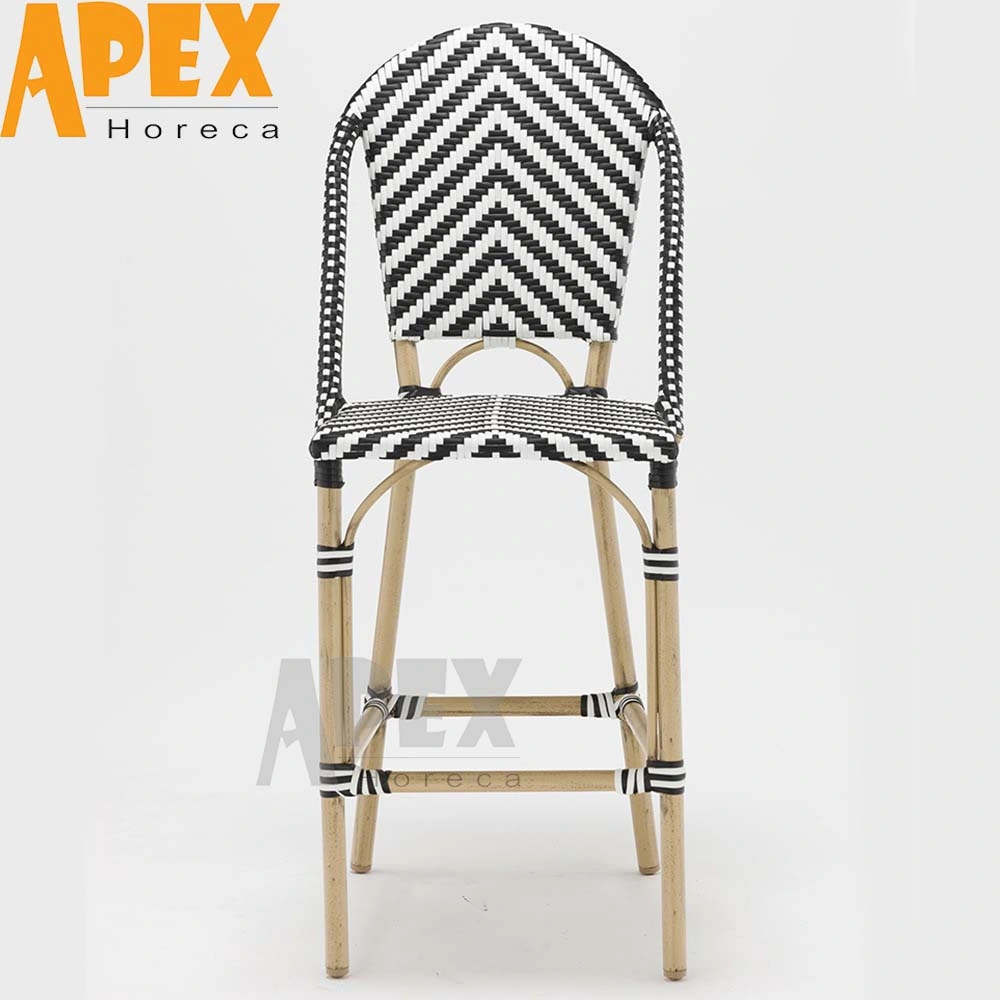 Outdoor Garden Furniture Modern Metal Restaurant French Bistro Dining Bar Stools Chairs