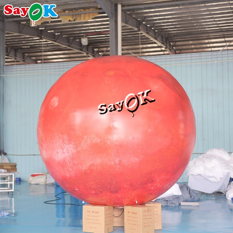 Sun Balloon Inflatable Model with LED Light