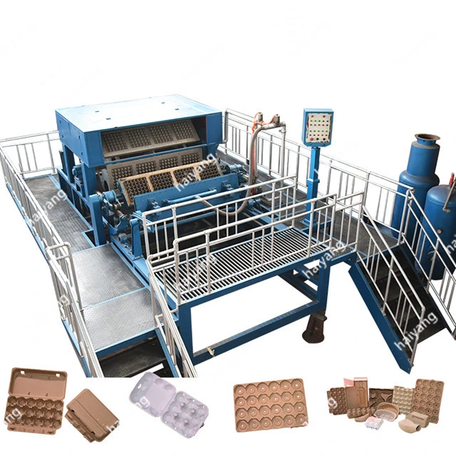 Haiyang Automatische Rotary Pulp Formmaschine Egg Karton Maschine für Verkauf