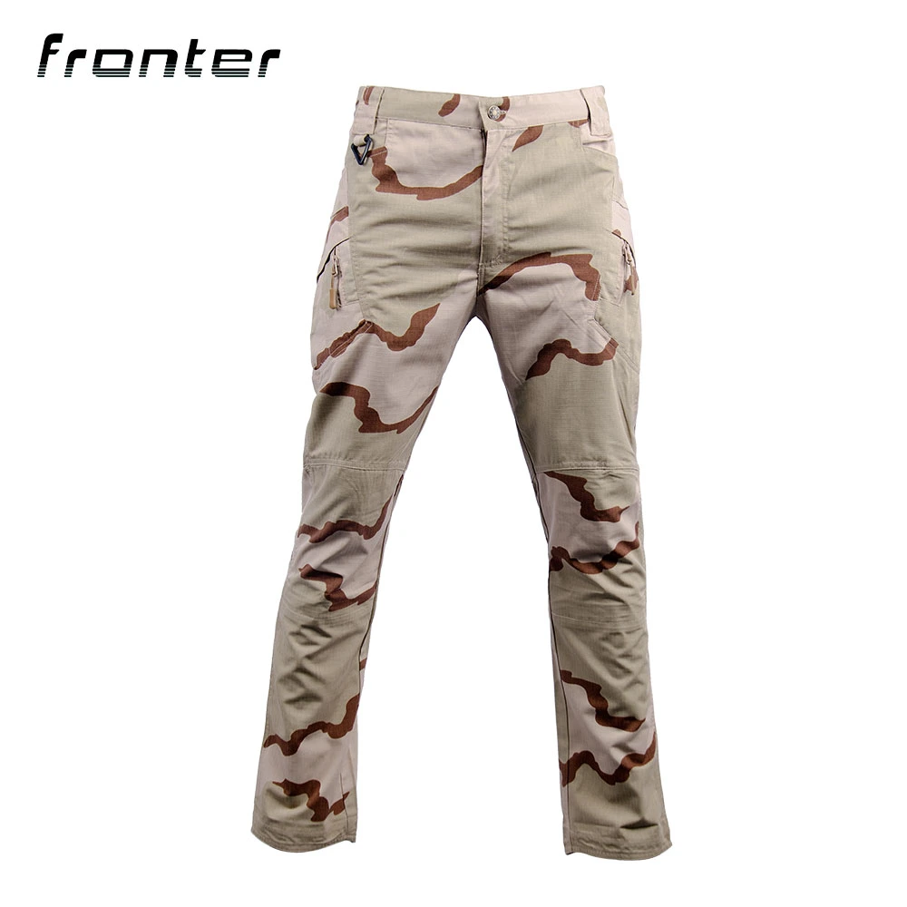 Outdoor Military Training Trousers Hiking Tri- Desert IX9 Tactical Sports Cargo Pants