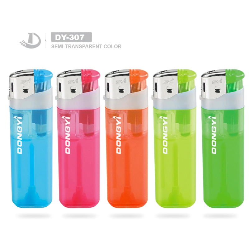 Dy-307 Wholesale/Supplier Promotional Cheap Plastic Electronic Disposable Gas Lighter