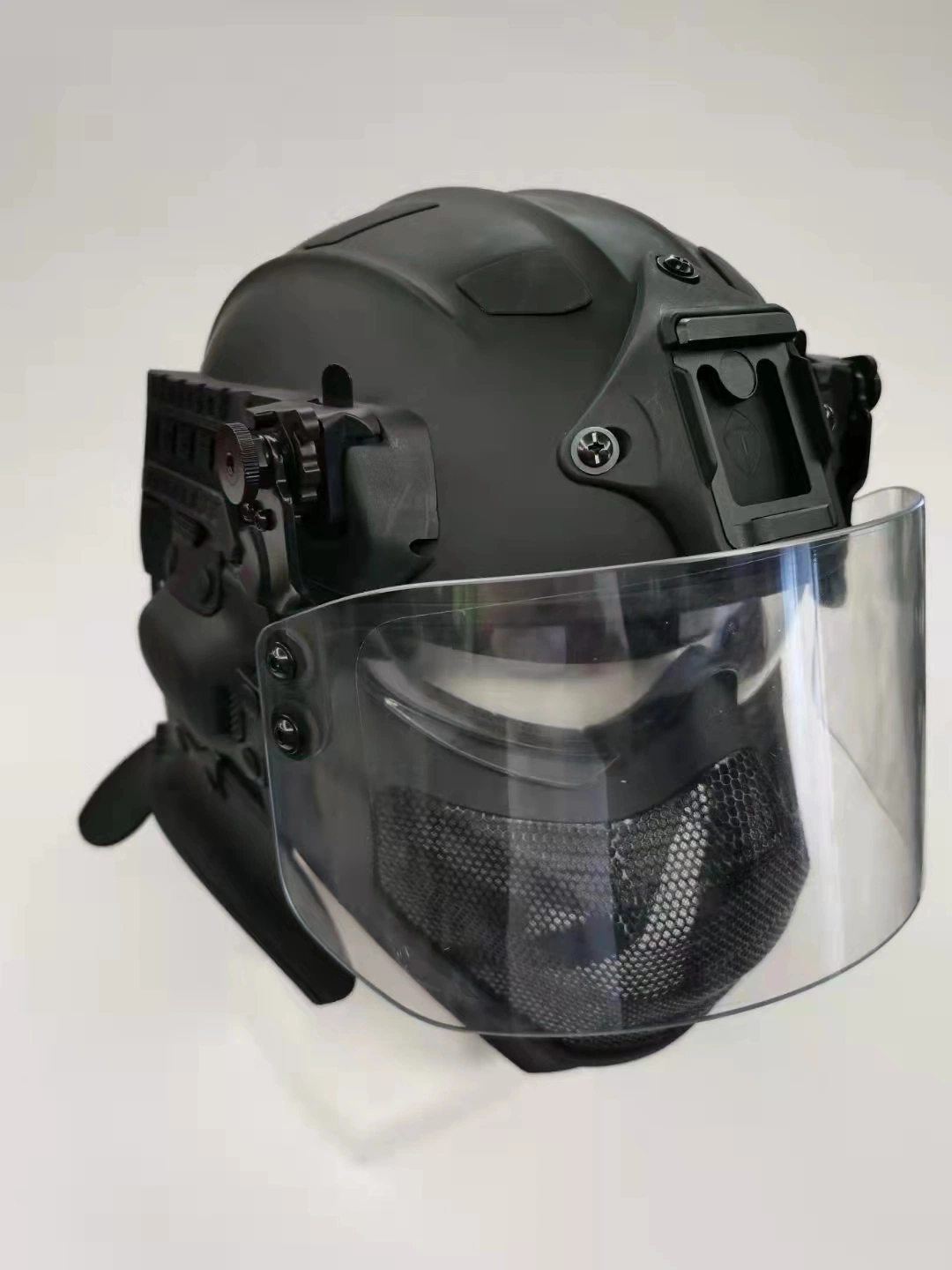 Schwarzes Advanced Integralhelm-Schutzsystem Für Kopf