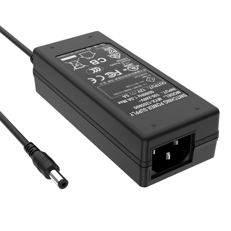 CE ETL FCC Kc Kcc Bis PSE SAA Factory Price Desktop Power Adapter 5V 6V 9V 10V 12V 15V 18V 20V 24V 1A 2A 3A 4A 5A 6A AC/DC Power Adapter