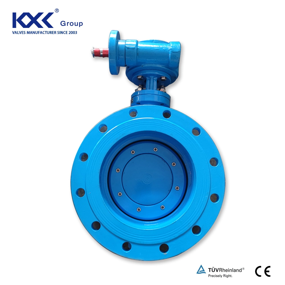 Eccentric Butterfly Valve Butterfly En593 DN350 Pn10 Narrow Body Certificated Double Eccentric