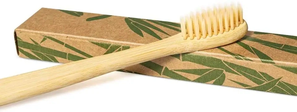 Kids Bamboo Toothbrushes Pack BPA Free Soft Bristles Toothbrush Eco Friendly Natural Bamboo Toothbrush Set Compostable Wooden