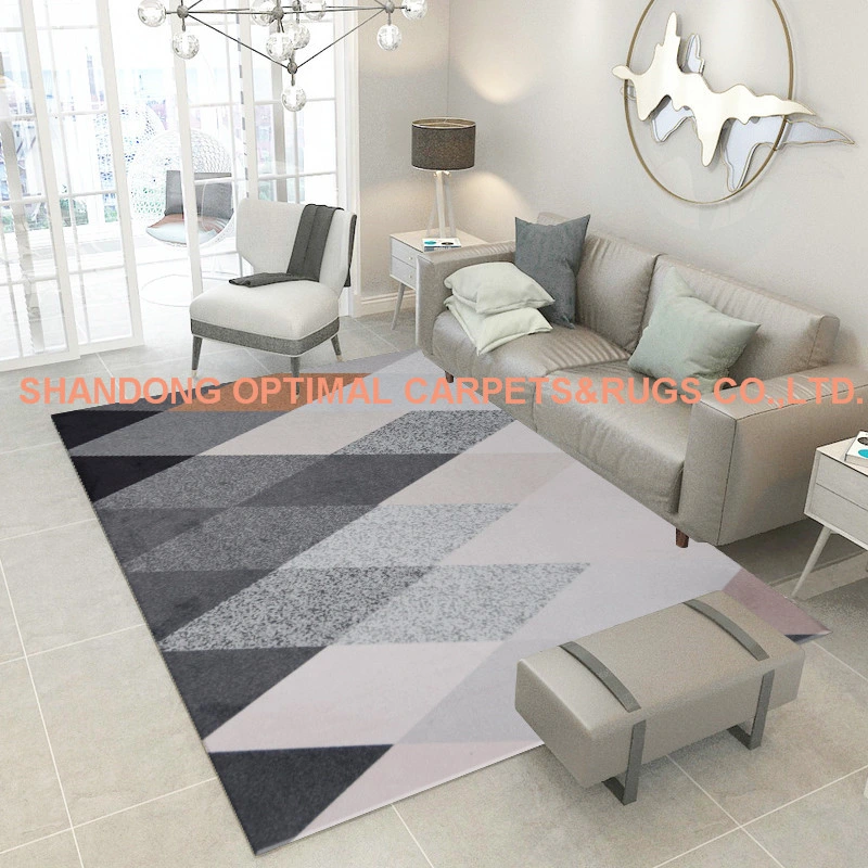 Polyester Printed Carpet Rugs Indoor Floor Mat for Living Room for Home Use