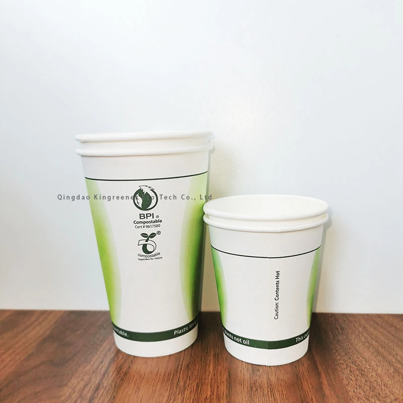 Compostable PLA Coated Paper Cup and Box