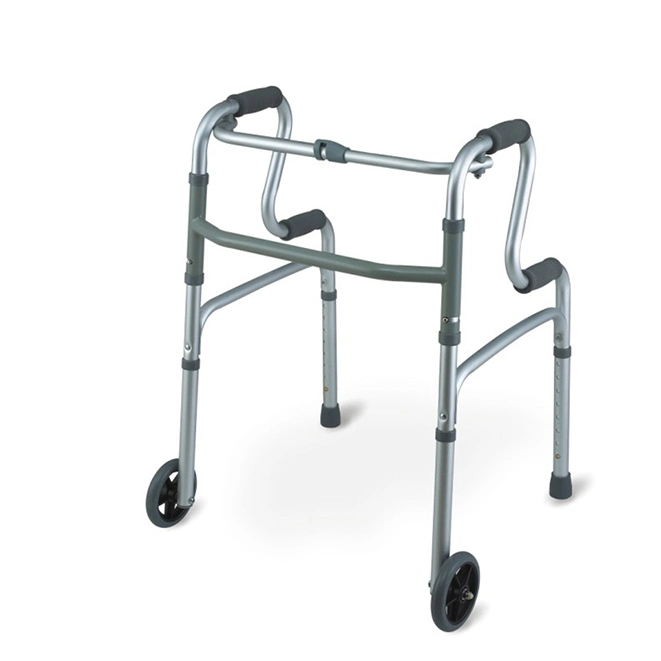 Aluminum Foldable Walker Adult Mobility Walking Frame