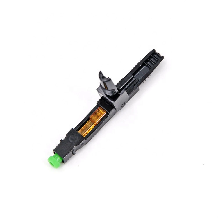 FTTH 60mm low Insertion Loss 0.2dB SM/MM Fiber Optical SC APC fast connector