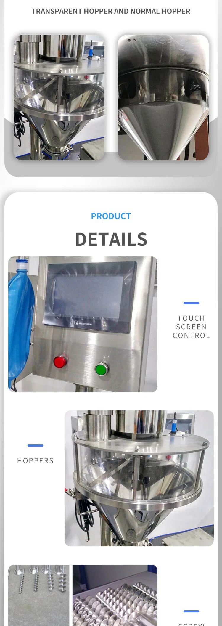 Kefai Pearl Powder Powder Weigh Filling Machine