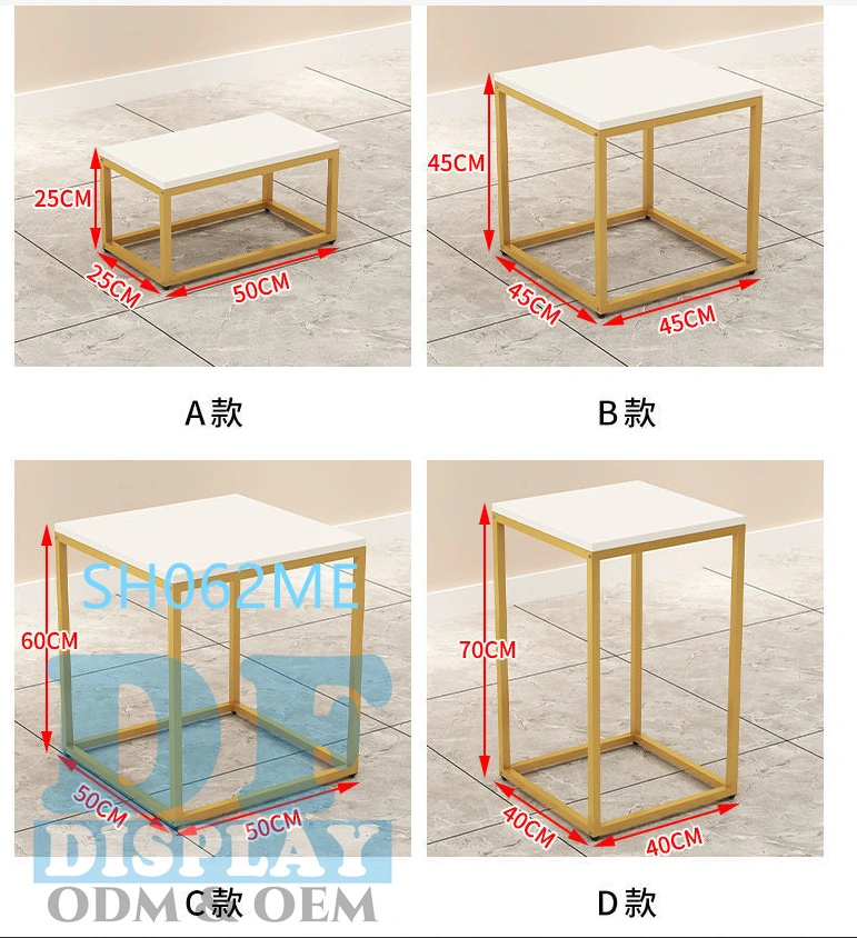 Blacknesting Tables Retail Store Display Metal Boutique Shoe Display Stands Promotion Display Table Clothing Store Black Gold White Shoes and Bags Display Rack