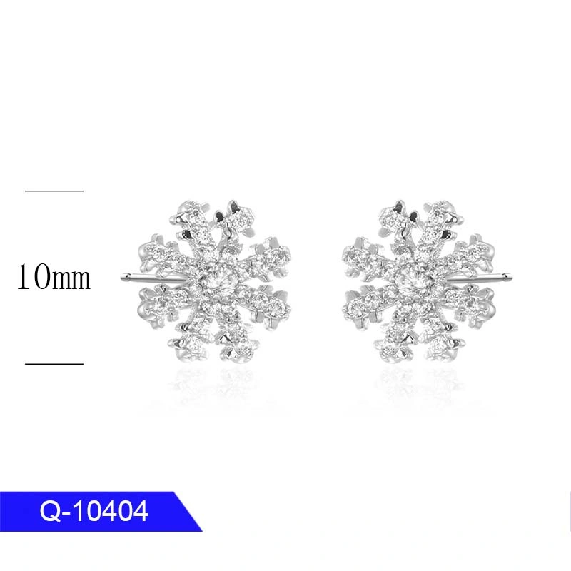 New Design 925 Sterling Silver Fashion Jewelry Zircon Stud Earrings for Children