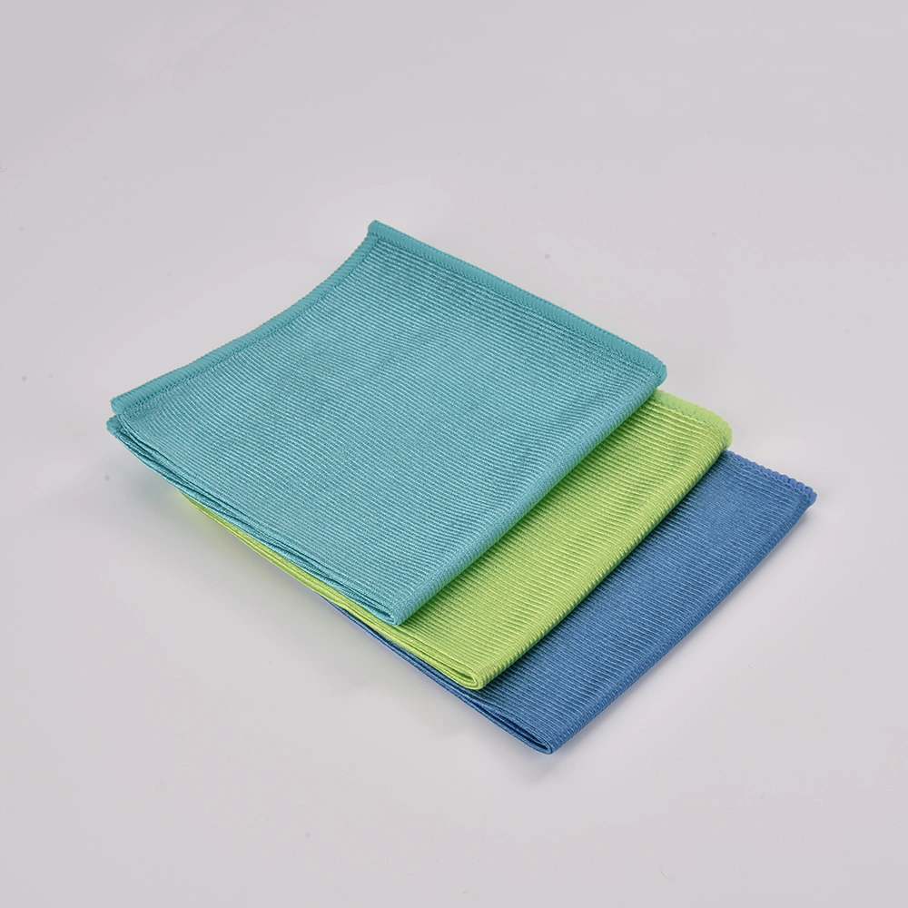 Shiny Lint Free Microfiber Window Cleaning Glass Polishing Cloth