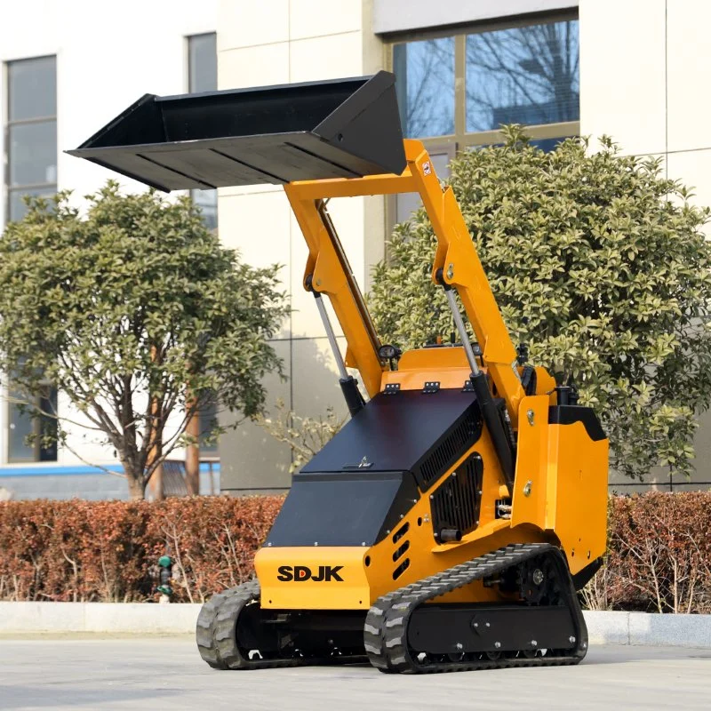 Multifunctional Wheel Hydraulic Mini Loader 1 Ton 2 Ton 3 Ton 5 Ton Loader Small Front End Articulated Mini Wheel Skid Steer Loader Factory Price for Sale