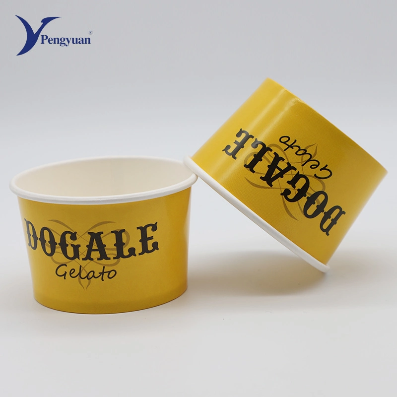 Custom Printed Disposable Paper Ice Cream Cup