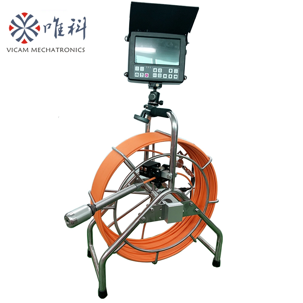 Video Pipeline Inspection Camera 40mm CMOS Camera Head with Transmitter Sewer Inspection Camera V8-3388ahd