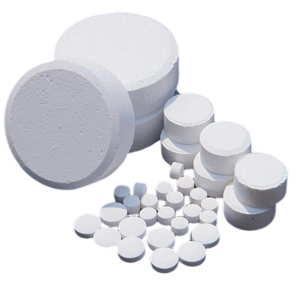 TCCA أقراص TCCA مسحوق الحبوب TCCA Trichloroisyanuric Acid Trichloroisyanur Acid Tablet TCA Powder لحمام السباحة