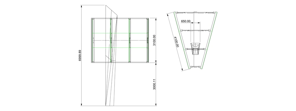 Outdoor V-Shaped Advertising Display LED Screens Video Digital Billboard Price