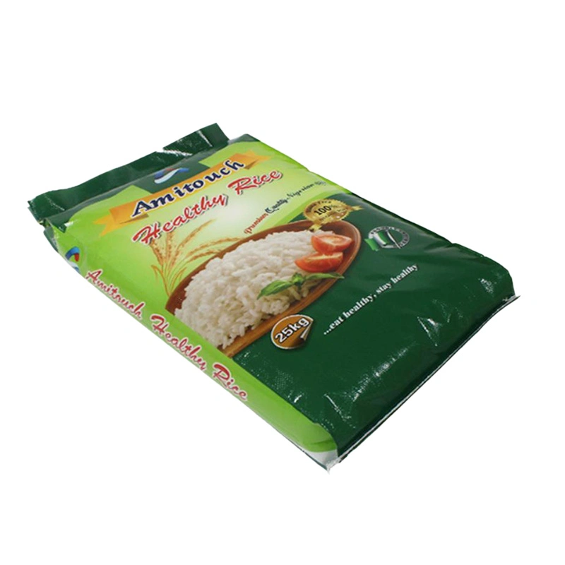 Rice Sacks 10kg 25kg 50kg Coated Plastic Polypropylene Woven Feed/Fertilizer/Seed/Flour/Chemical/Sugar Plastic Packaging PP Bags