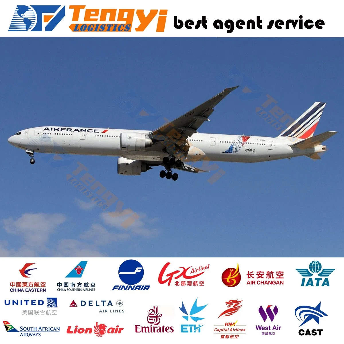 Günstigste Logistik Agent Air Freight Shipping Company nach Seychellen mit Speditierer Aus China