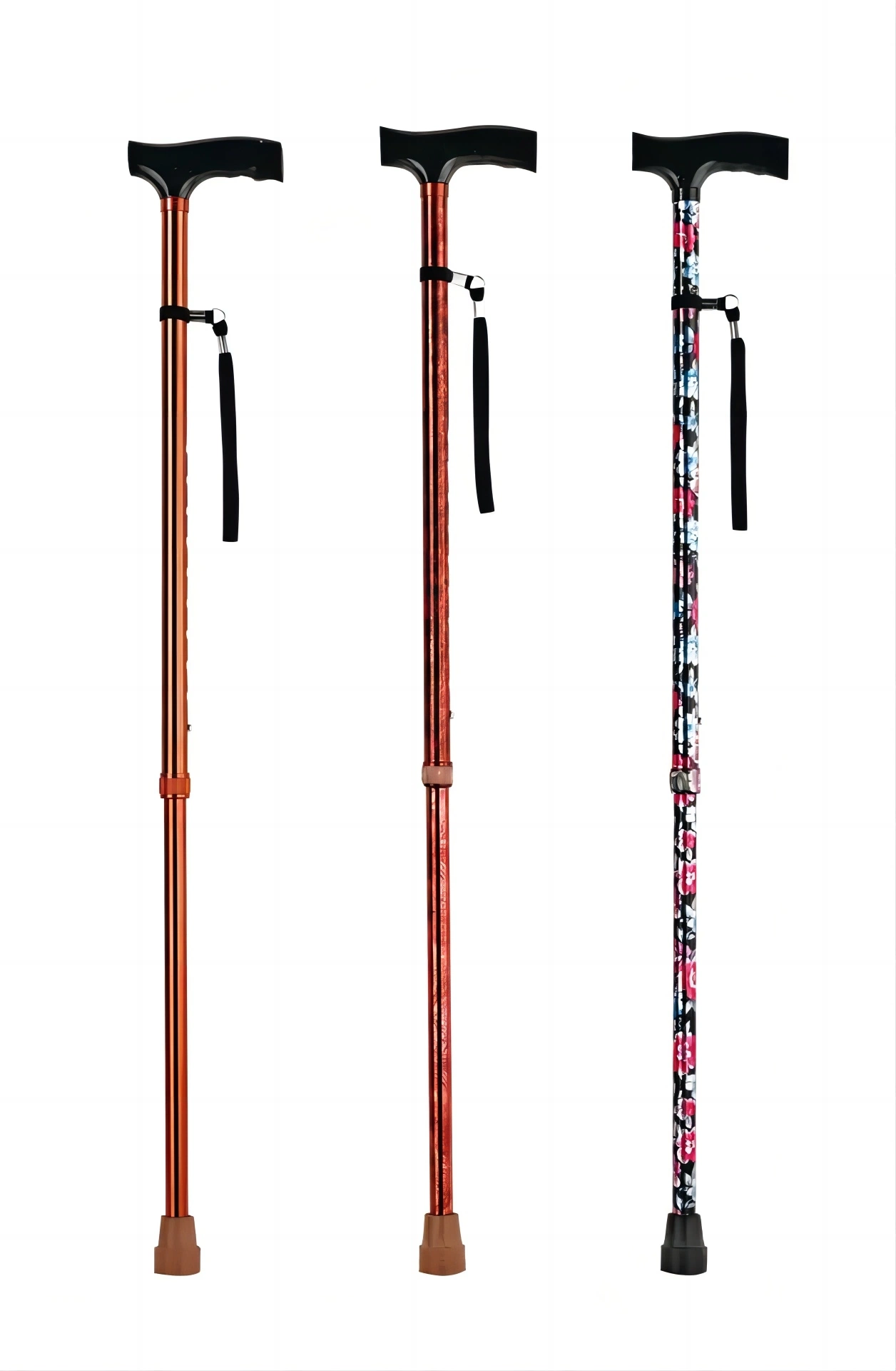 Multifunctional Elderly Foldable Walking Stick