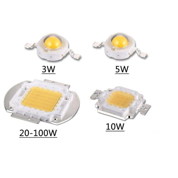 1W 3W Hochleistungs-LED warmweiß 3000K 2700K