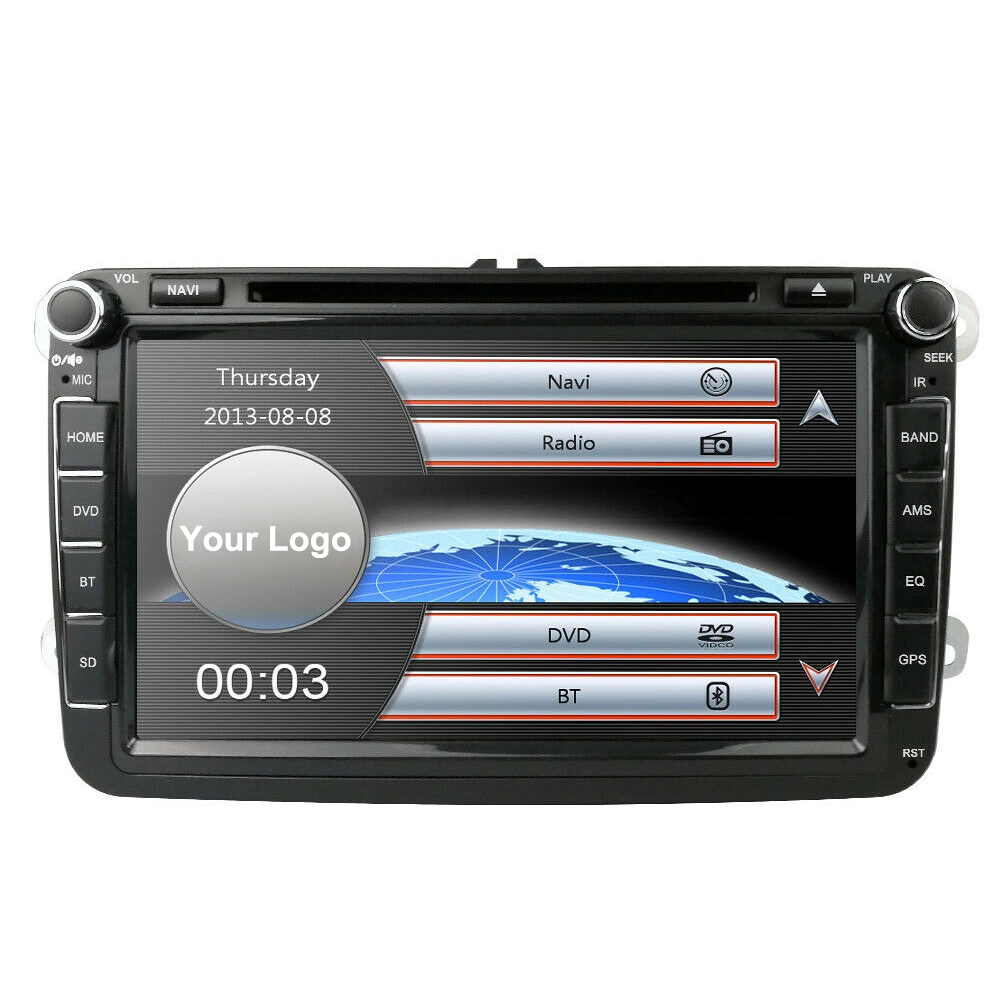 8" Car DVD Player GPS Radio Stereo for VW Jetta Golf Passat EOS Amarok Gti Mk5/6