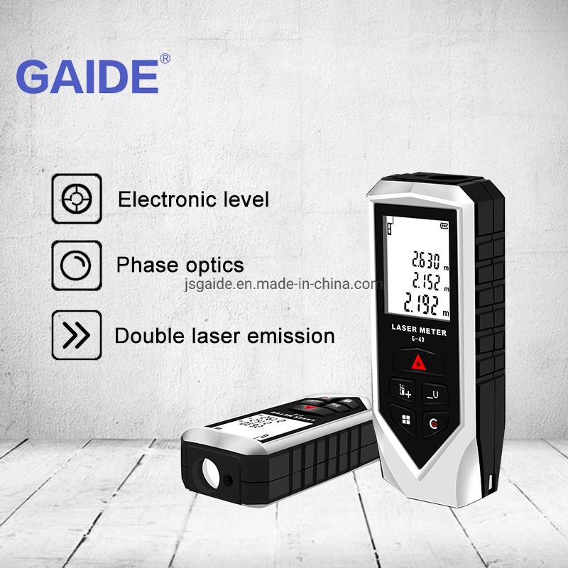 Red 40m Digital Measuring Tape Laser Distance Meter