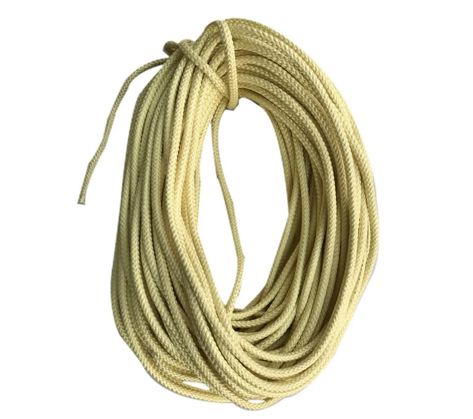 Source Manufacturer Directly Sells 10X3mm Tempered Furnace High Temperature Resistant Roller Rope, Aramid Rope, Fire Retardant Rope