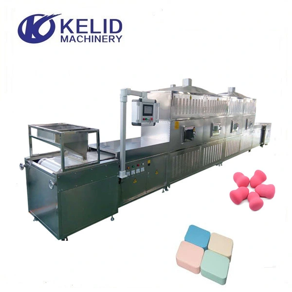 Full Automatic Makeup Puff Microwave Drying Sterilizing Machine