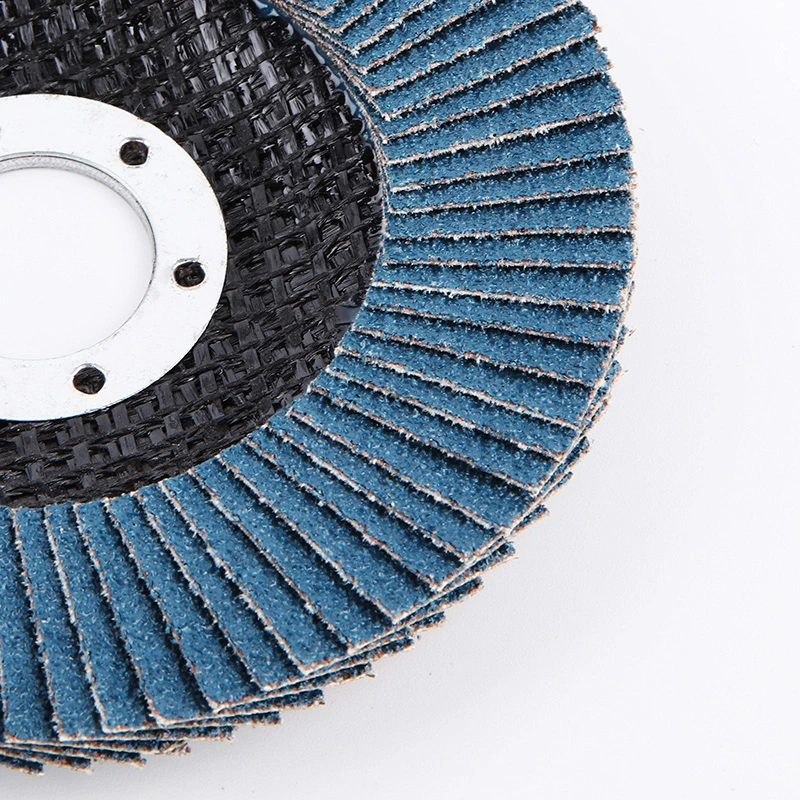 4-1/2 Inch 115 Steelness Steel Abrasive Blue with Zirconia Alumina Flap Disc