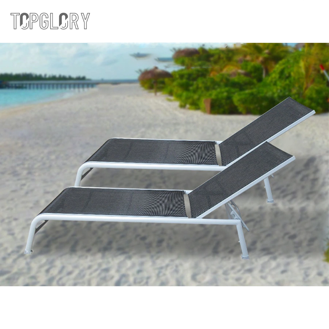 Comfortable Outdoor Sun Lounger Garden Patio Sun Bed Reclining Chairs