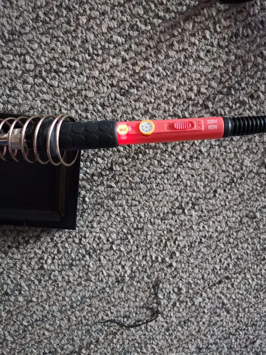 60W Long Lifetime Electric Soldering Iron Adjustable Temperature