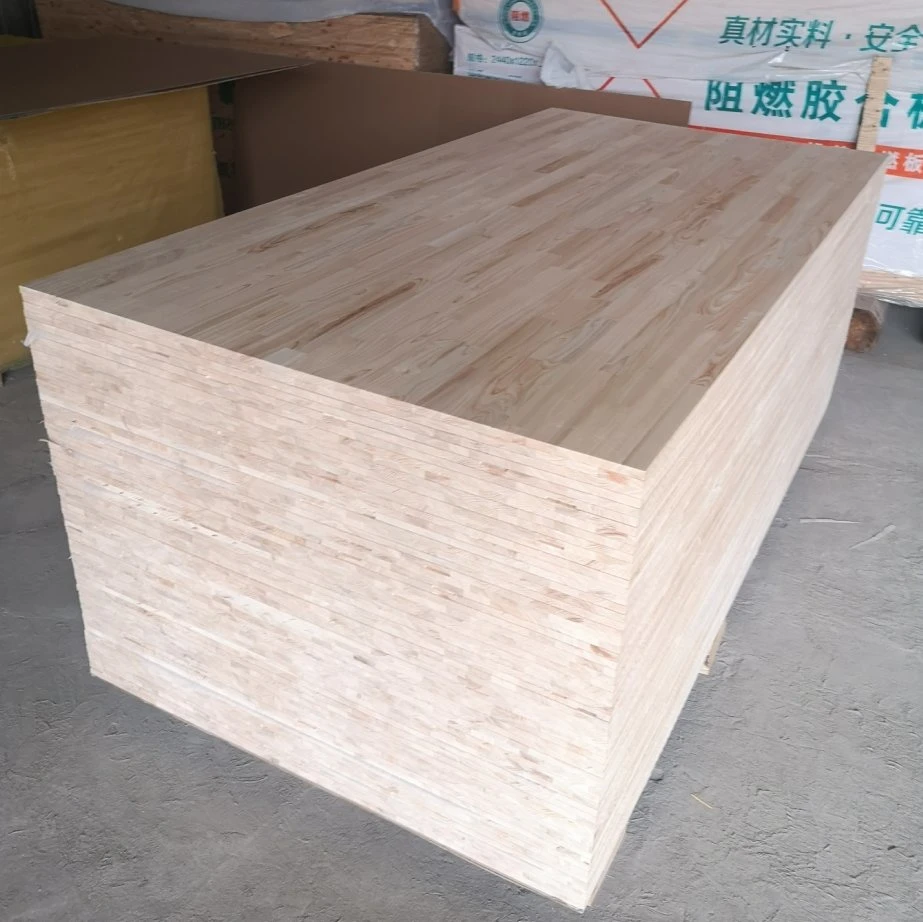 Korea Market Wood Finger Joint Board Hinoki Wall Panel with Scar Knot Grade Wood Board