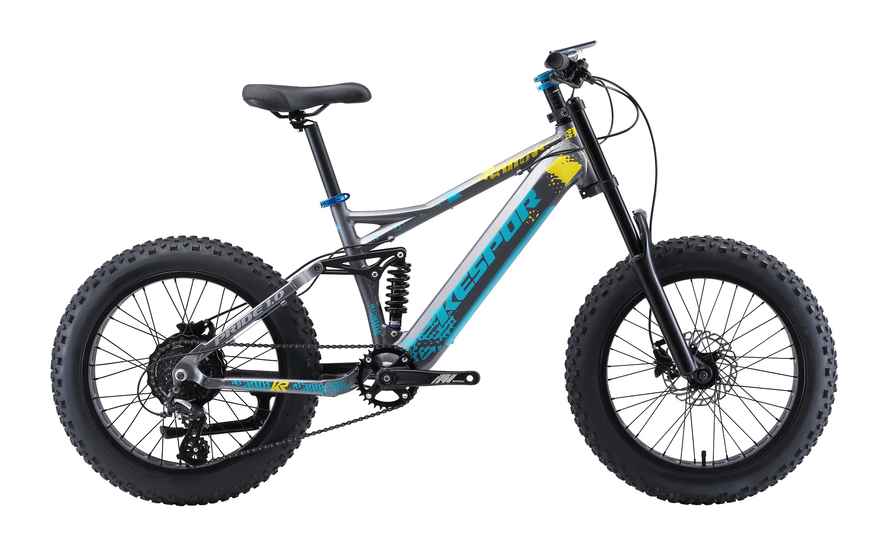 China Wholesale/Supplier Full Suspension Mountain Electric Bike Bicycle 20" Fat Tire 48V 500W Motor with Integrated Hidden Battery E Bike