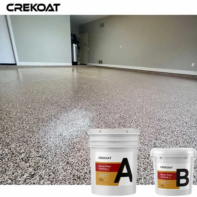 Granite Spray Acrylic Flakes Epoxy Resin Flooring