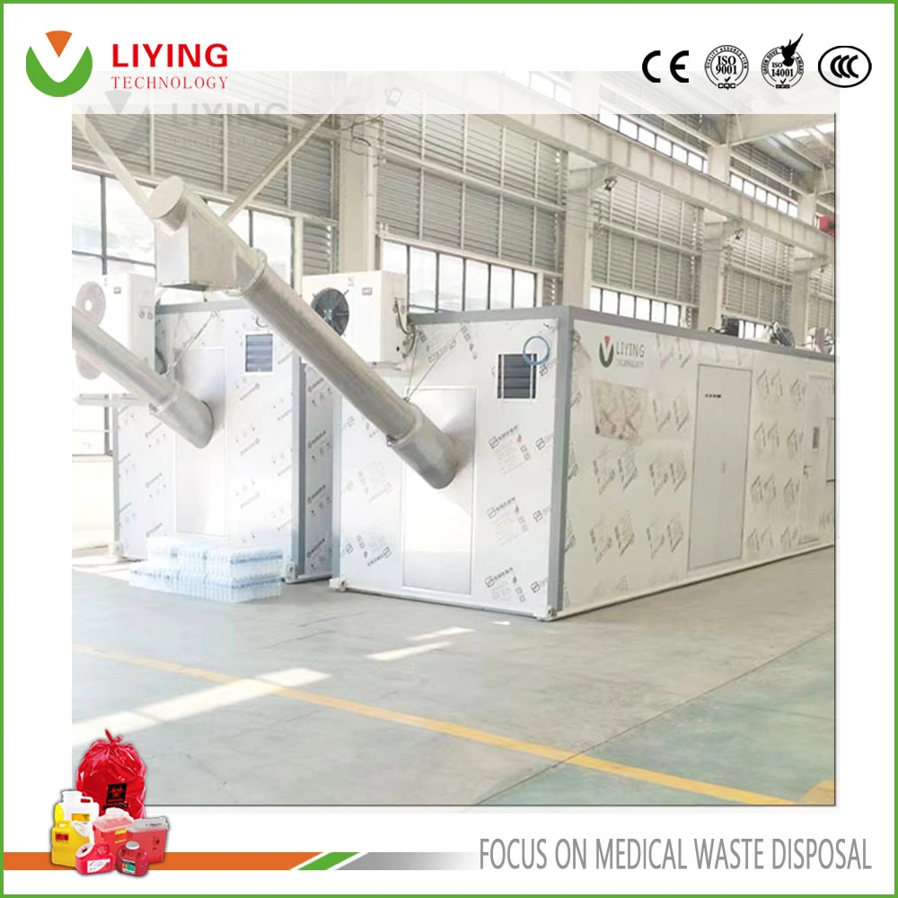 Medical Waste Harmless Disposal Machine Microwave Disinfection Disposal Equipment