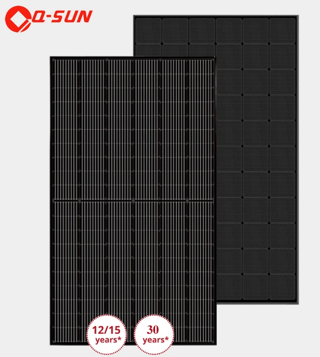 Solar Panels Black Mono 450W 182mm 10bb Half Cut Cells Solar Panel Perc Panels