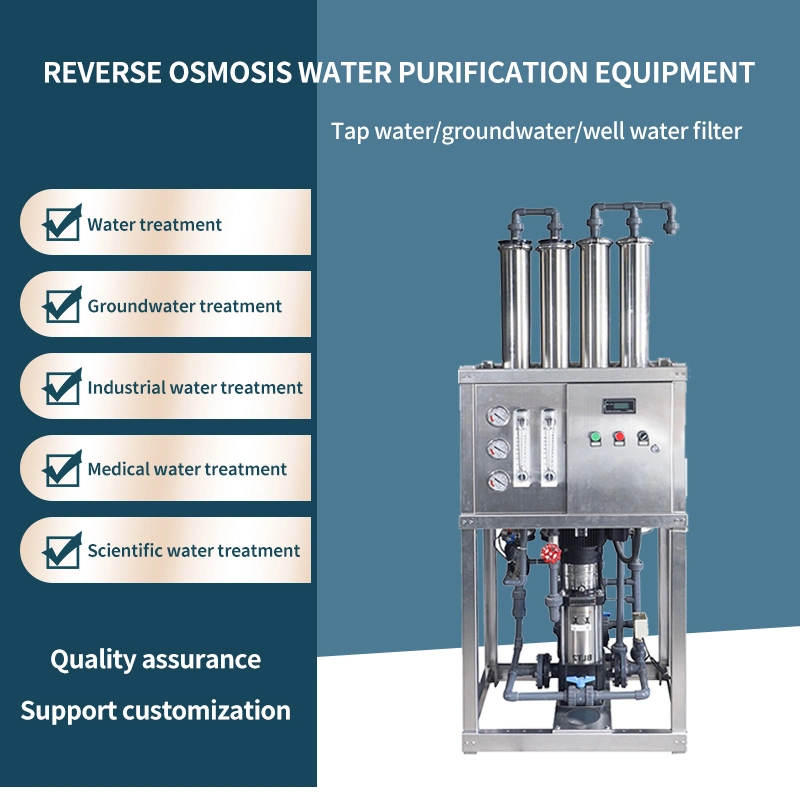 500litters Per Day Desalination Filter Machine Reverse 0smosissystem Salty Filtration Plant Well Water Treatment Equipment for Boat