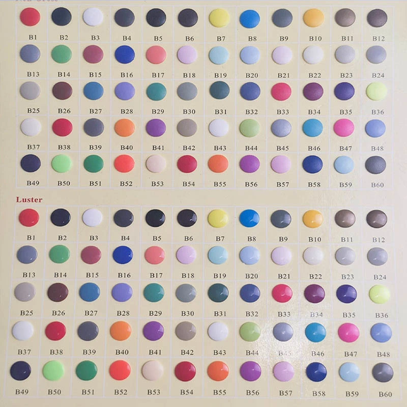 Various Colors Available Kam Snaps Button Manufacturer in China Snap Fastener T3 T5 T8 Plastic Snap Buttons