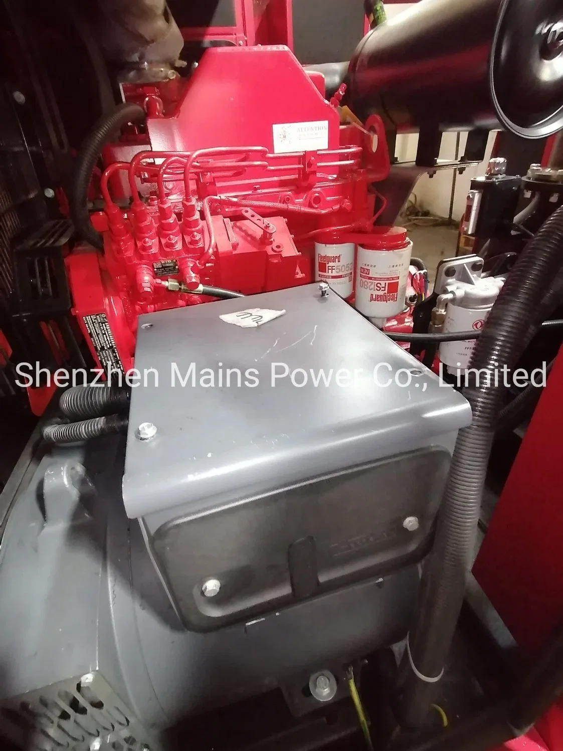 95HP Water Pump 4BTA3.9-P95 Cumins Diesel Engine 20kw Electricity Power